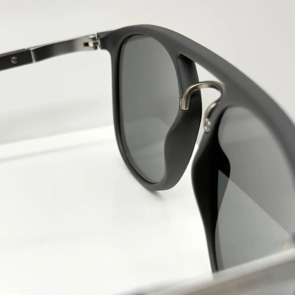 Georgio Armani AR8118 5001/87 Matte Black Sunglasses Grey Lens Read